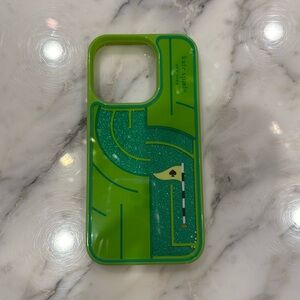 Kate Spade iPhone 15 Pro “Tee Time Golf Ball” case